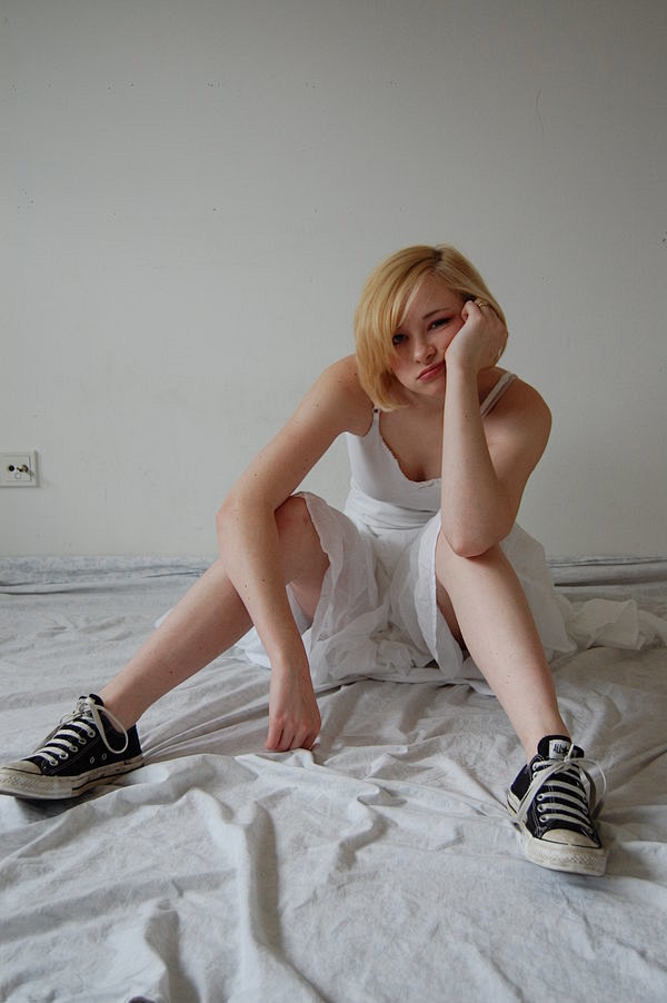 Girl in White 4 by A...