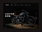 Triumph Motorcycles Website : A design pitch for Triumph Motorcycle Company.