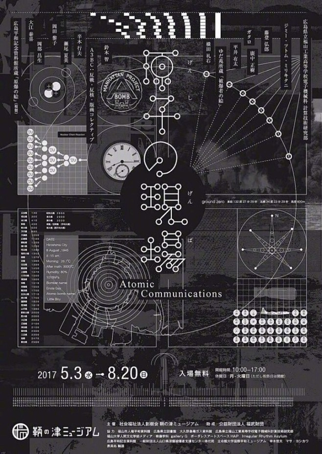 日本的一些展览海报设计，形式感做的很好 ...