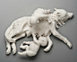Kate MacDowell的创意瓷雕塑艺术作品