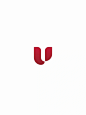 字母U的标志设计素材，U的logo设计案例