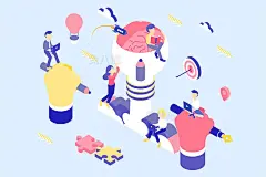 s0272-16款数据化商业成功人生金融企业文化业绩团队渐变矢量素材-淘宝网