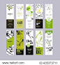 olive oil labels collection. hand drawn vector illustration templates for olive oil packaging.