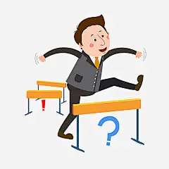 跨栏的男人高清素材 卡通 商务 帅气的 手绘 栏杆 男人 简笔 跨栏 免抠png 设计图片 免费下载