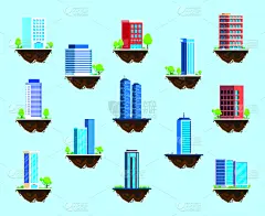建筑外部,在上面,国际著名景点,极端地形,都市风光,商务,横截面,贺卡,瓷砖,现代