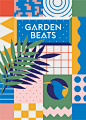 Garden Beats 2017 音乐节活动插画设计-古田路9号-品牌创意/版权保护平台