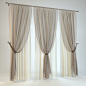 3d model curtain