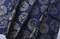 复古日本和风手工diy布料面料 蓝色烫金全棉印花和服面料 半米价-淘宝网