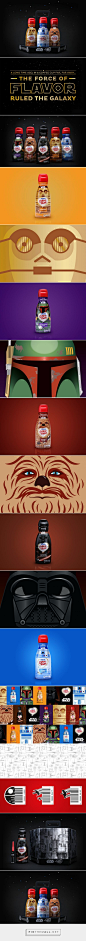 Coffee-Mate Star Wars packaging designed by Chase Design Group - http://www.packagingoftheworld.com/2016/01/coffee-mate-star-wars.html: 