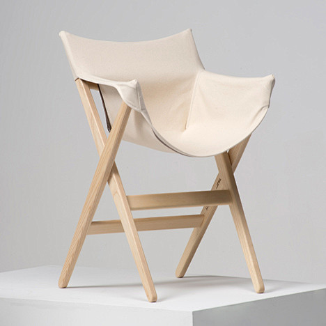 Fionda折叠椅子 优雅简约的布艺家具