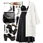 A fashion look from November 2014 featuring oversized coat, below the knee skirts and H&M. Browse and shop related looks.