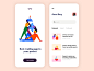 Mobile app - Chapter design colors ux app mobile illustration minimal ui clean