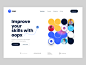 Agency landing page by Masud Rana on Dribbble