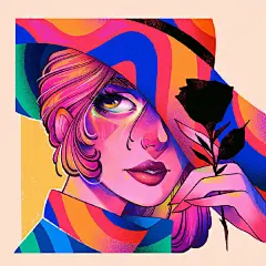 #原创设计# 复古霓虹风插画 | 墨西哥 Charringo ​​​​