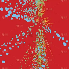 爆炸。摘要动态背景。科学与联系概念。矢量插图。