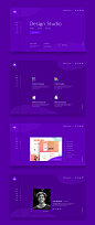 UI创意工作室模板 设计者和开发者个人网站模板 UI Creative Studio Template_UI素材_Web界面_模库(51Mockup)