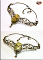 Babylon II v.2- wire wrapped necklace by ~mea00 on deviantART