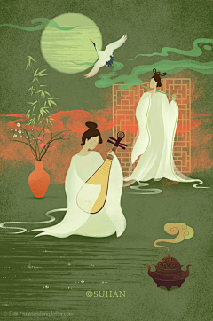 廖小萌的_采集到插画-苏寒作品