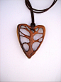 Heart Wood Jewelry Tree of Life Pendant Rosewood by GatewayAlpha, $22.95Wood Jewelry 木质首饰