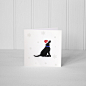 Black Labrador Christmas Cards (pack of 5) : A pack of 5 Christmas cards, featuring a gorgeous black labrador with a blue collar,a Christmas hat, and snowflakes in the background.

The perfect Christmas card for any Labrador lovers or send direct to a spe