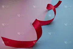 丝绸,生日,红色,概念,缎带,蓝色,留白,明信片,庆祝,缠绕