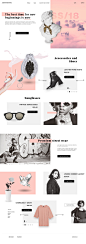 Fashion e-commerce minimal website concept