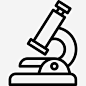 显微镜图标 https://88ICON.com 医学 科学 教育 观察 显微镜