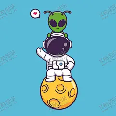 Q版宇航员探险外星人 【酷图网】航员,航天员,卡通航天员,宇宙人,可爱宇航员,宇航员矢量图,宇航员插画,航天员矢量图,航天员插画,太空人,手绘宇航员,手绘航天员,Q版宇航员,Q版航天员