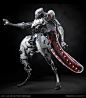 Mecha mewtwo design, Frederic Daoust : 3d design done in zbrush