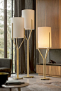 Trees floor lamps design by Herve Langlais, 2014: 