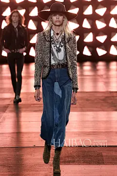 精神摇滚的新纪元！圣罗兰 (Saint Laurent) 2015春夏男装秀，海报时尚网带你亲临2015春夏巴黎男装周_第6页_YSL男装