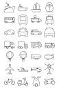 Transport Icon Set - 图标 - Sketch It's Me