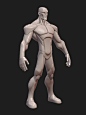 Infinity Hero Character Anatomy Blockout