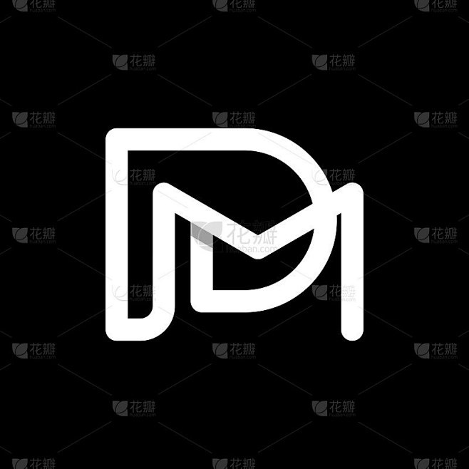 信PM极简Logo设计