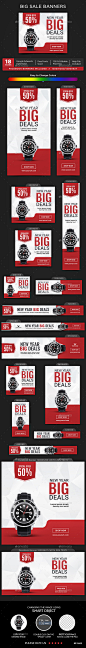 Big Sale Banners - Banners & Ads Web Elements