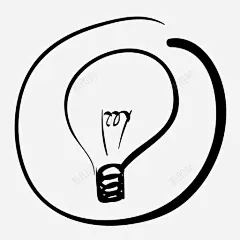 灯泡按钮想法灯泡图标 设计图片 免费下载 页面网页 平面电商 创意素材