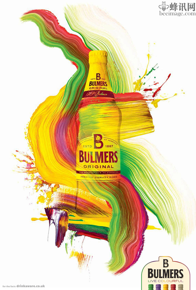 英国苹果酒平面广告设计Bulmers：生...