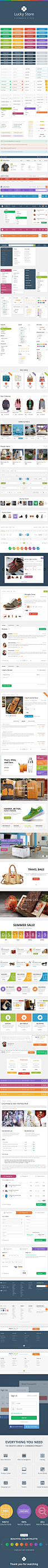 Lucky Store — E-Commerce UI Pack on Behance