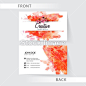 Creative business card or visiting card set.#名片设计##名片##business card##商务名片##设计素材##矢量图##EPS##礼品卡# #横幅名片# #卡片设计# #会员卡设计素材# #设计感# #公司名片# #创意名片#