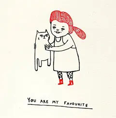 猫之插画图集丨绘画动画素描水彩手绘临摹案例