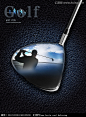 高尔夫球杆创意-房地产广告-画册/宣传单/广告-设计-汇图网-正版商业图库、摄影设计原创作品交易平台 www.huitu.com