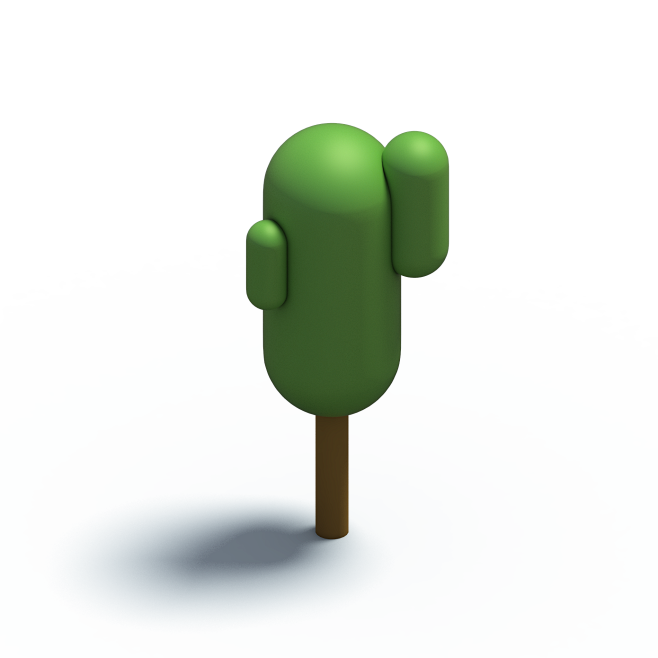 C4D树木与植物3D立体模型