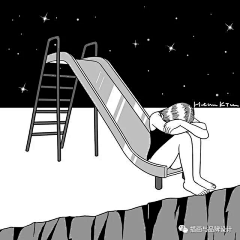 橙子鱼-0采集到线稿手稿针管笔插画