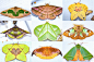 #菜小花的昆虫记录# #婆罗洲自然# 先从鳞翅目开始，今天发一下婆罗洲灯诱的蛾类集锦(这还只是很小很小的一部分嗷)~拼图时没什么原则，分类学和审美兼顾嘿嘿！ ​​​​