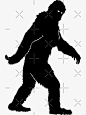 Thumbnail 3 of 3, Sticker, BIGFOOT designed and sold by cpinteractive.