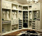 白色简欧卧室整体衣柜效果图—土拨鼠装饰设计门户
