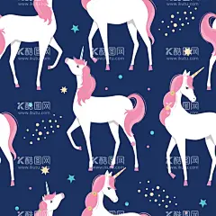 独角兽图案  - 源文件下载【酷图网】无缝,印花,循环,连续,图案,数码,布料,服装,童装印花,独角兽,独角兽插画,卡通独角兽,母婴,窗帘,壁纸,服饰,小独角兽,素材,元素,插画,插图,矢量,图片,独角兽图案,可爱,海报素材,背景,动物,手绘,童装图案,Q版,独角兽素材,底纹,平铺,白马,小马,彩虹马,卡通马,马,睡衣图案,深蓝,蓝色