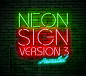 Neon Sign Styles V3 Animated : Super Easy to use Neon Animation Version 3. for Adobe Photoshop. No Actions, No errors, simply open the PSD, Edit, Save.