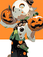 Pumpkin + 3 #AIart #AIイラスト #RoboPOP httpst