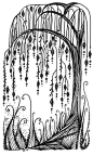 weeping tree doodle...LOVE this. by claudine